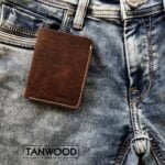 TANWOOD Hunter Leather  Minimalistic Slim Wallet