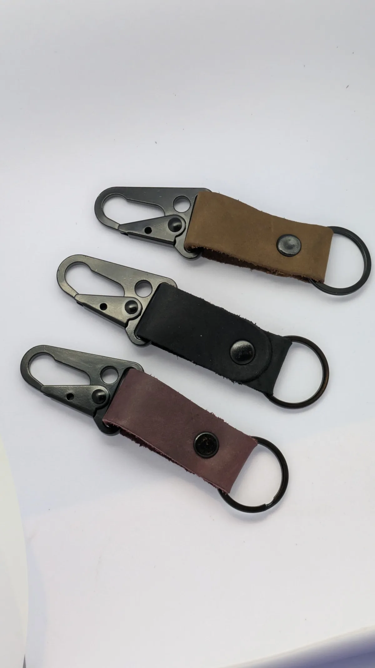 TANWOOD Black Buckle Keychains with Loop - Image 2