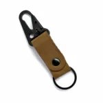 TANWOOD Black Buckle Keychains with Loop