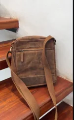 TANWOOD Pure Leather Messenger Sling, Shoulder, Multi-Functional Travel Bag - Image 2