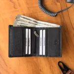 TANWOOD Pure Leather Minimal Notecase with Zipper - RFID