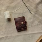 TANWOOD Handcrafted Snap Card Wallet