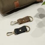 TANWOOD Handcrafted key rings small with hook
