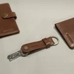 TANWOOD Pure Leather Minimalistic  Keychain