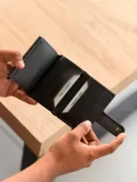 TANWOOD  LEATHER RFID POP-UP CARD WALLET - Image 12