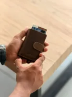 TANWOOD  LEATHER RFID POP-UP CARD WALLET