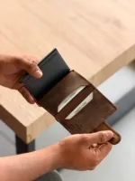 TANWOOD  LEATHER RFID POP-UP CARD WALLET - Image 6