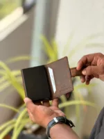 TANWOOD  LEATHER RFID POP-UP CARD WALLET - Image 4