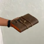 TANWOOD Handmade Leather Travel Key Diary/Journal/Paper Notebook/brown
