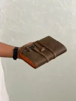 TANWOOD Handmade Leather Travel Key Diary/Journal/Paper Notebook/brown