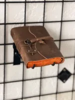 TANWOOD Handmade Leather Travel Key Diary/Journal/Paper Notebook/brown - Image 2