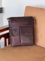 TANWOOD Leather Cooper Messenger sling Bags