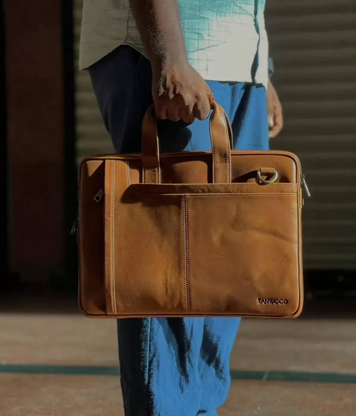 TANWOOD  Ultra slim laptop bag - width expansion zipper - Image 2