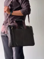 TANWOOD  Ultra slim laptop bag - width expansion zipper - Image 4