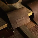 TANWOOD Pure Leather Unisex  Magnetic Flap Wallet