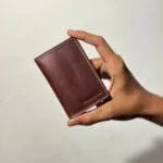 TANWOOD Pure Leather Dapper Mini Card Wallet