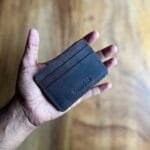 TANWOOD Pure Leather Slim Pocket Card Holder Pro