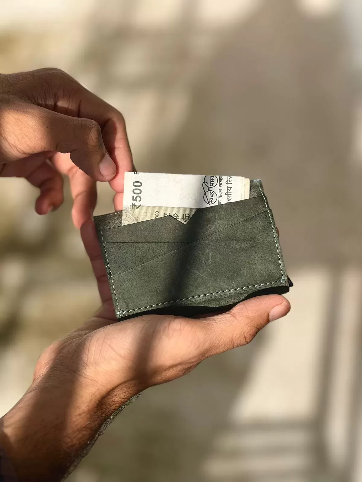 TANWOOD Pure Leather Pocket POP-UP Card Holder Wallet - Image 4