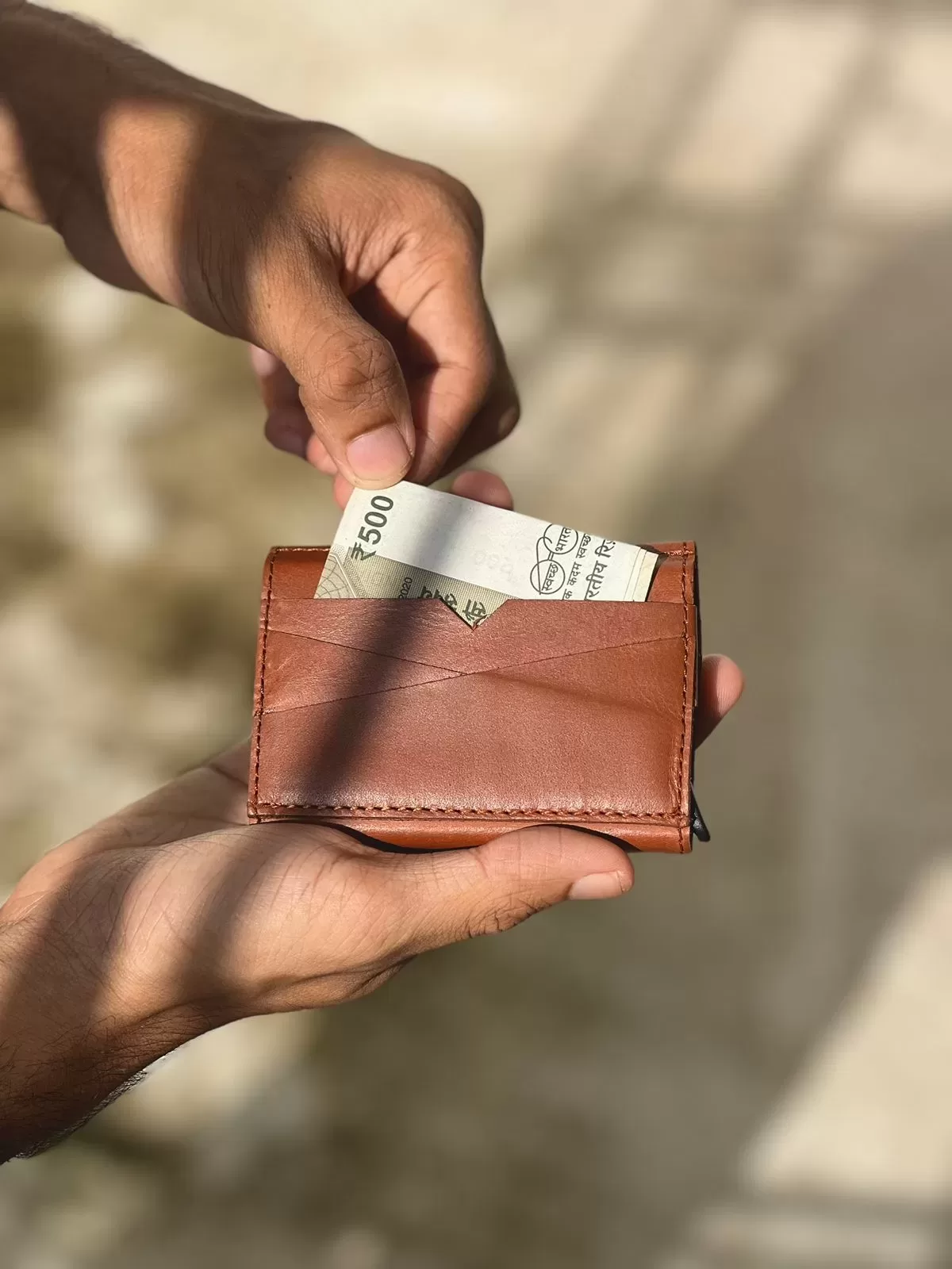 TANWOOD Pure Leather Pocket POP-UP Card Holder Wallet - Image 7