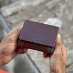 TANWOOD Leather Unisex Magnetic Capsule Wallet