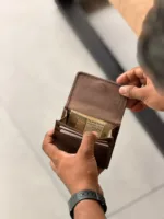 TANWOOD Leather Unisex Magnetic Capsule Wallet - Image 2