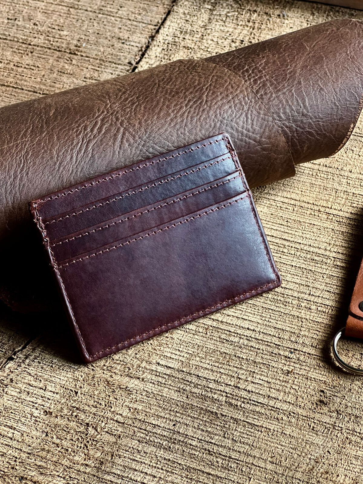 TANWOOD Leather Coin Card Holder Wallet - Tanwood Leather