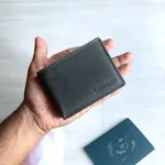 TANWOOD Leather Palm Bifold Wallet - RFID