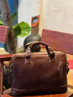 TANWOOD Leather Mini Cooper 14inch Laptop bag - Image 3