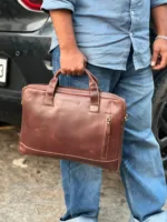 TANWOOD Leather Mini Cooper 14inch Laptop bag - Image 2