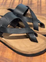 TANWOOD LEATHER Handcrafted Brown Slipper - Image 4