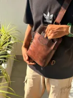 TANWOOD Leather Minimal Street Life Cross Body - Sling Bag