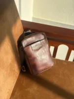 TANWOOD Leather Minimal Street Life Cross Body - Sling Bag - Image 8