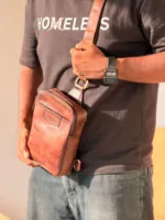 TANWOOD Leather Minimal Street Life Cross Body - Sling Bag - Image 13