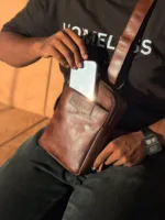 TANWOOD Leather Minimal Street Life Cross Body - Sling Bag - Image 12