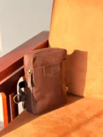 TANWOOD Leather Minimal Street Life Cross Body - Sling Bag - Image 10