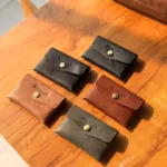 TANWOOD Pure leather Stitch Less - Card Wallet