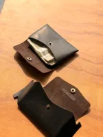 TANWOOD Pure leather Stitch Less - Card Wallet - Image 10