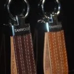 TANWOOD Pure Leather  Parker keychains