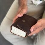 TANWOOD Leather Mini Retro Journal - Brown
