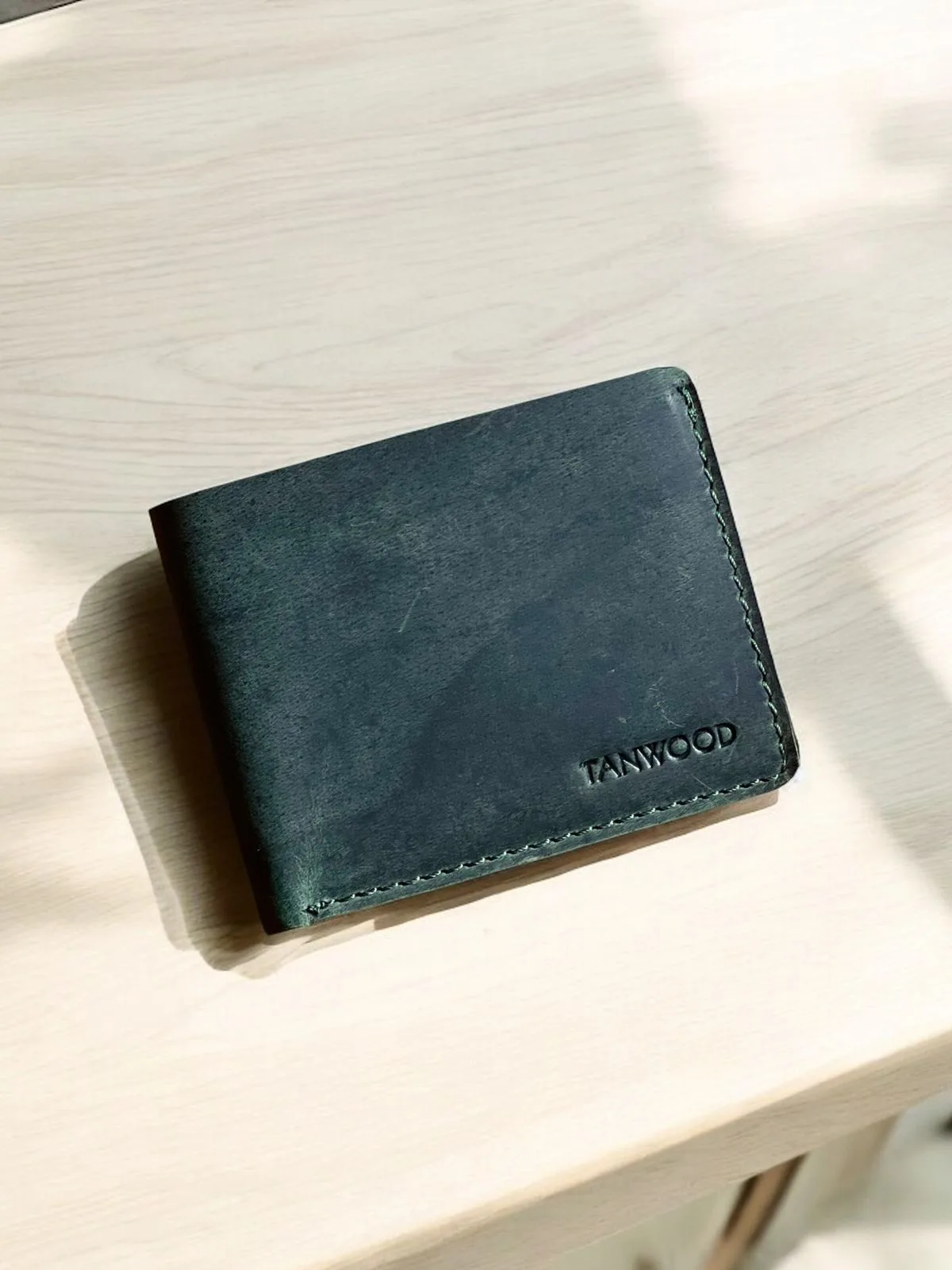 TANWOOD Pure Leather Handcrafted Coin Pocket wallet Tanwood