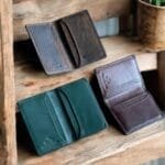 TANWOOD Leather Parker Card Holder Wallet - RFID
