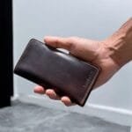 TANWOOD Pure Leather Handcrafted long Lite wallet - slim