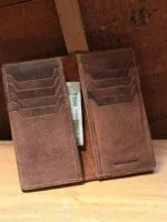 TANWOOD Pure Leather Handcrafted long Lite wallet - slim - Image 15