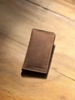 TANWOOD Pure Leather Handcrafted long Lite wallet - slim
