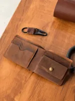 TANWOOD Pure Hunter Leather Handcrafted - Series -Two Cash - wallet - Image 3