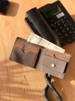 TANWOOD Pure Hunter Leather Handcrafted - Series -Two Cash - wallet