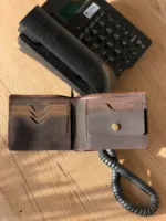 TANWOOD Pure Hunter Leather Handcrafted - Series -Two Cash - wallet - Image 5