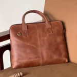 TANWOOD Pure Leather mini laptop bags- up to 14 inch display