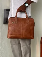 TANWOOD Pure Leather mini laptop bags- up to 14 inch display - Image 6