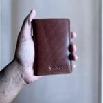 TANWOOD Leather Skinny Card Wallet - RFID